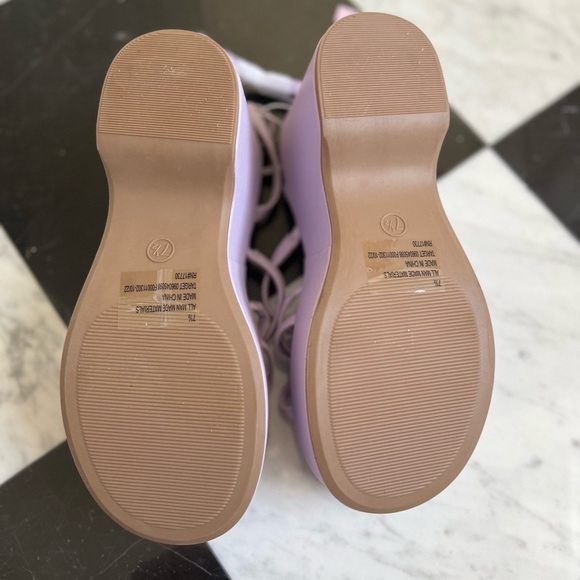 Brand new Women's Liza Platform Wedge Heels Wild Fable Target Lavender Shoes 7.5 - Picture 5 of 6